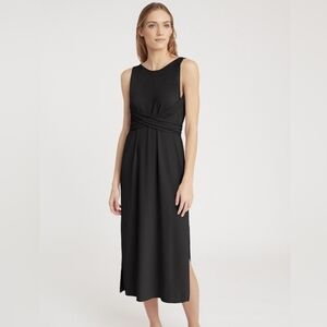 Cuyana Wrap Maxi Dress Black Women's Medium
